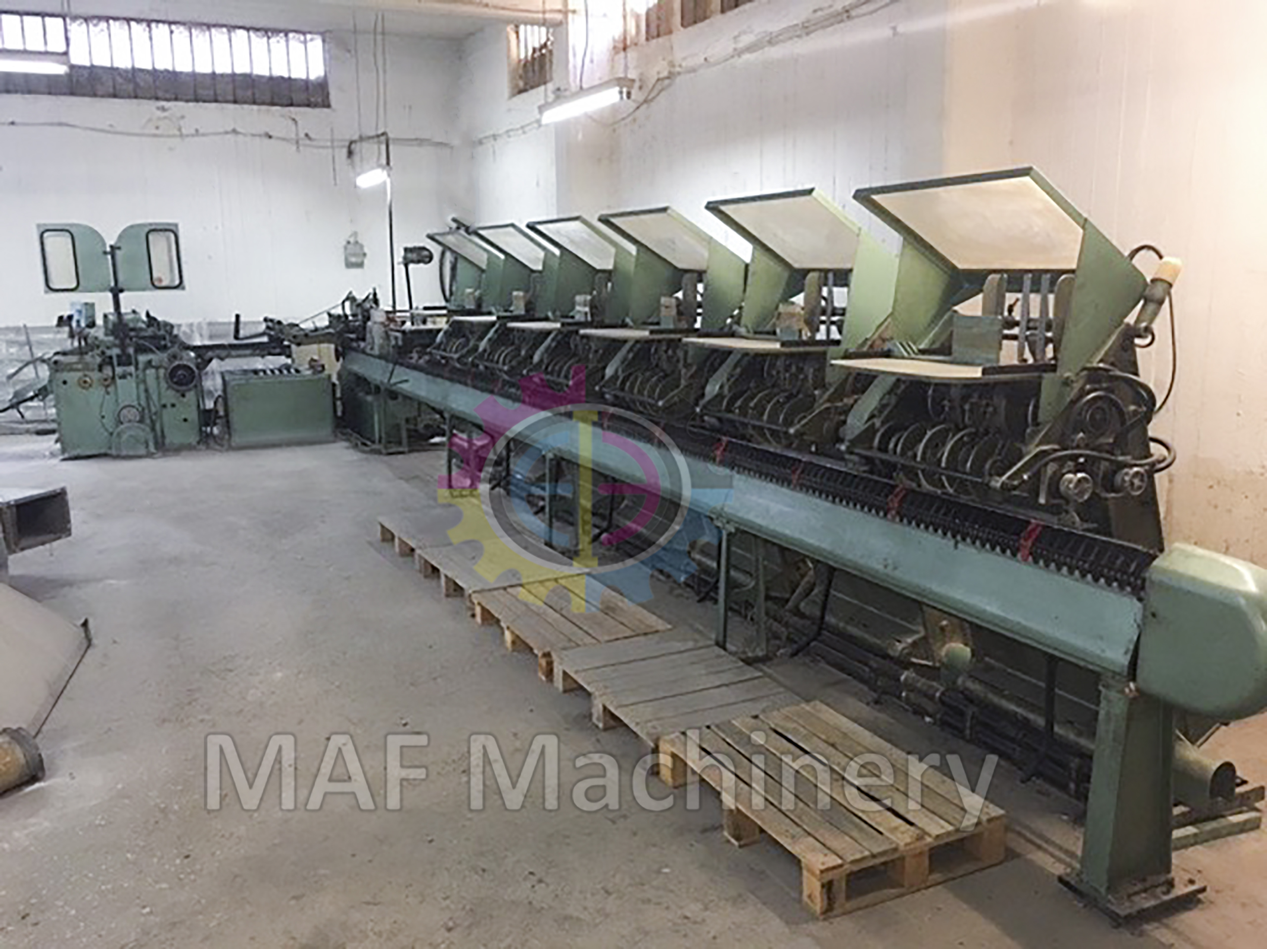 Muller Martini stitching line