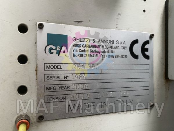 Ghezzi & Annoni RBA 350 – Slitter